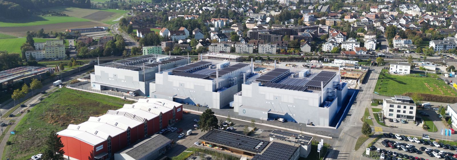 Visualisierung: Datacenter auf dem Green Metro-Campus Zürich