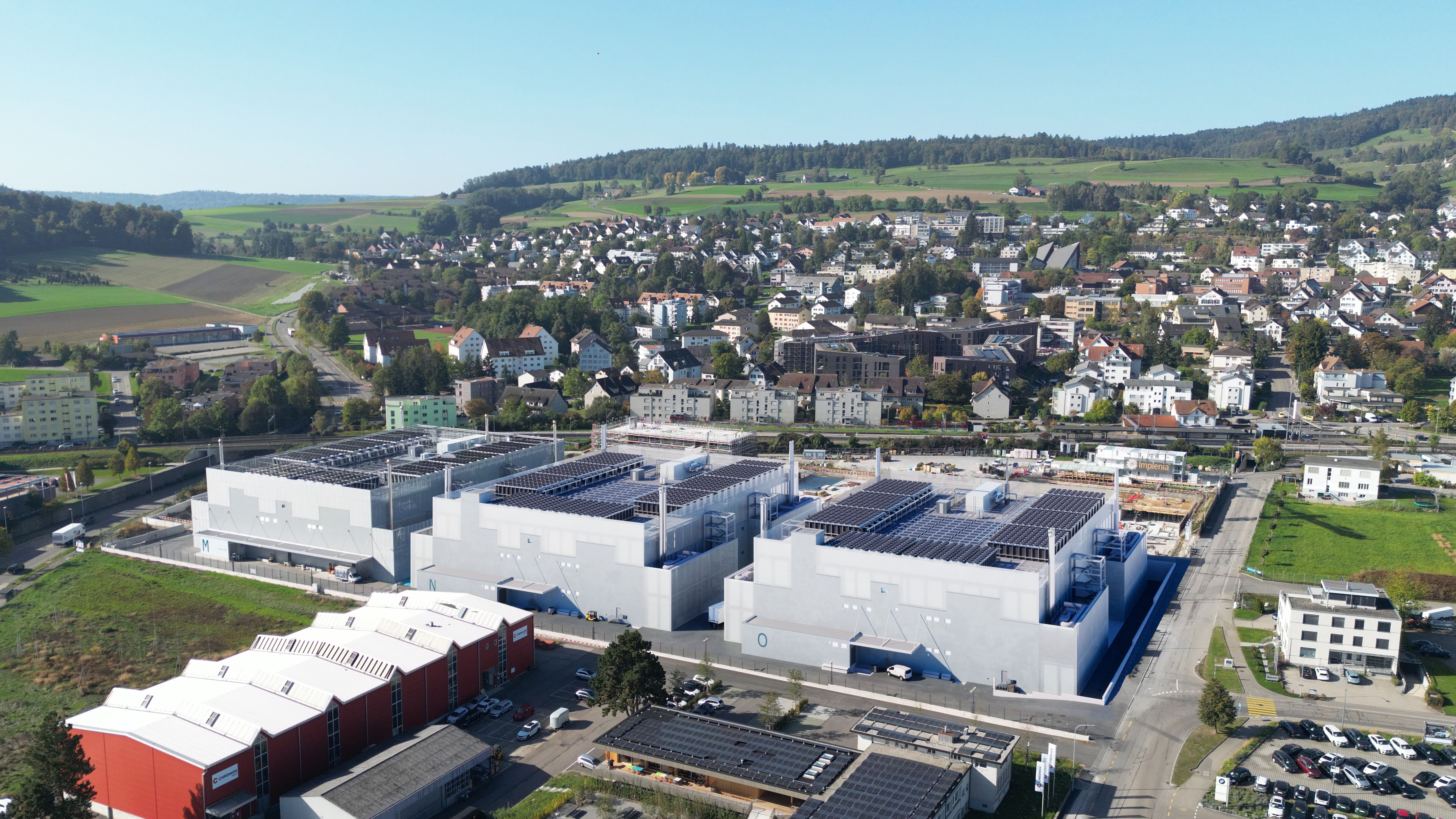 Visualisierung: Datacenter auf dem Green Metro-Campus Zürich