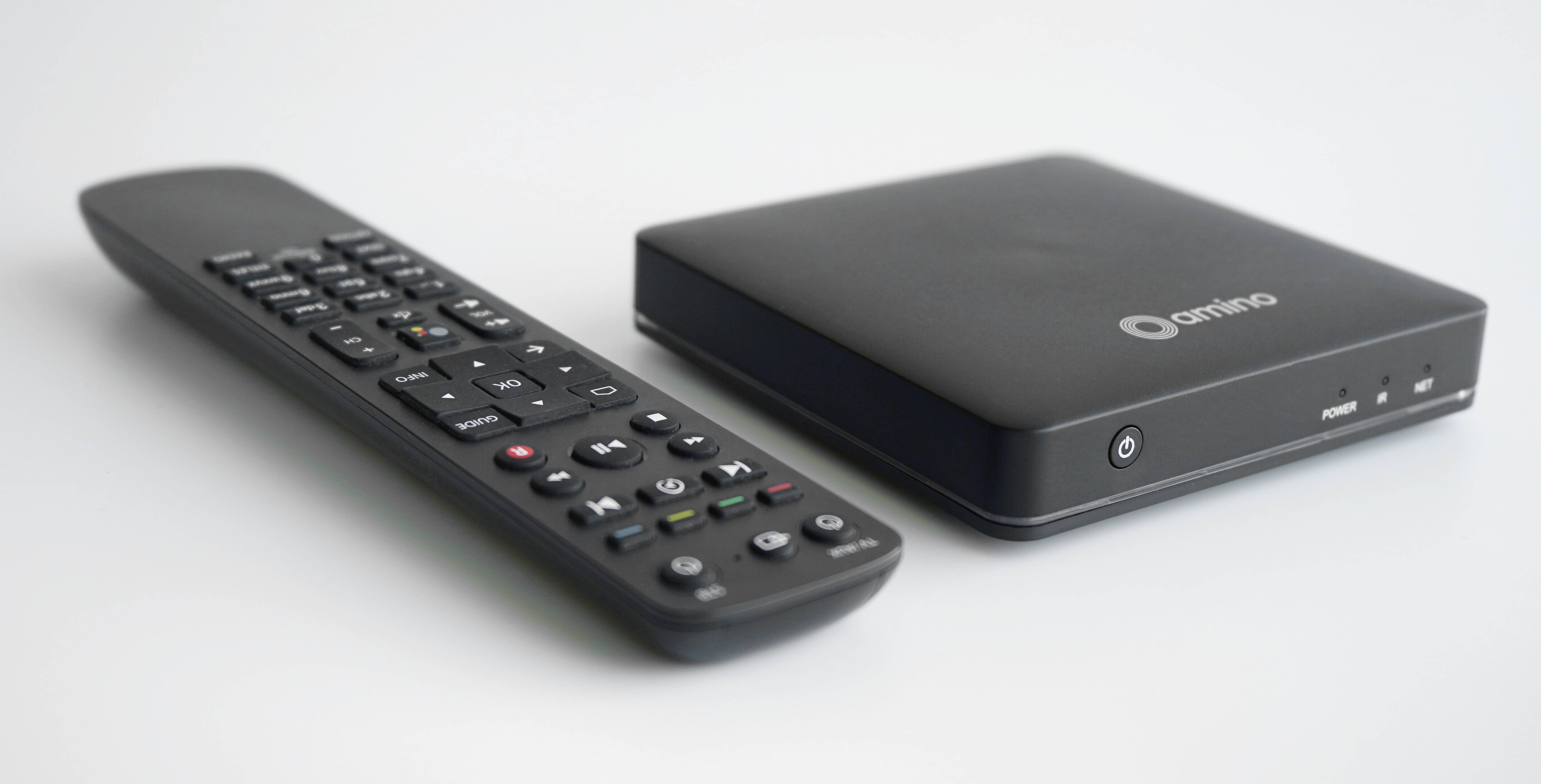 Green TV Box mit Fernbedienung für Fernsehgenuss der Extraklassse