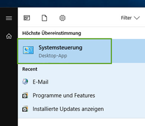 Systemsteuerung