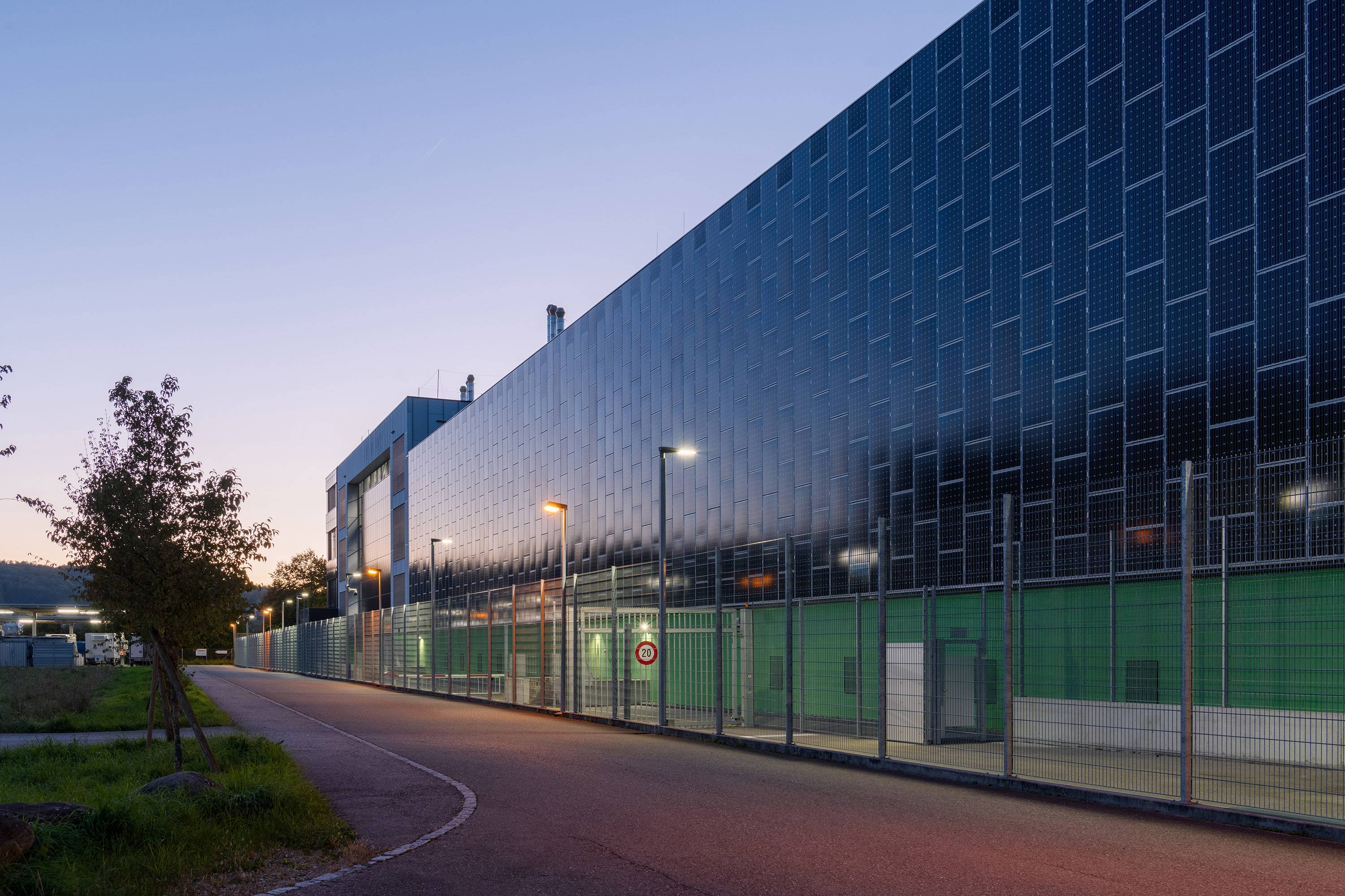 Green Metro Campus Zürich-West Dämmerung