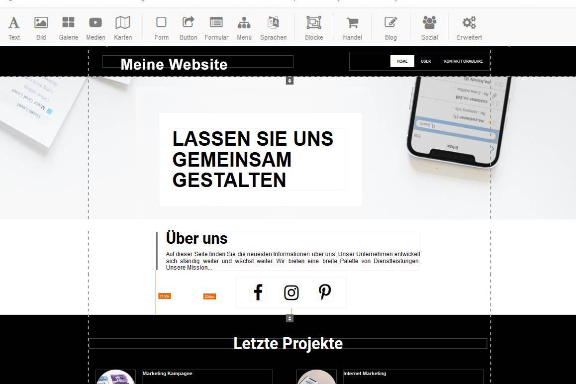 Ohne Vorkenntnisse zum Webdesigner: Green Website-Builder